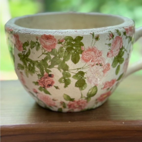 Vintage Pottery Ceramic Hand-painted  Vase Planter - Picture 3 of 11